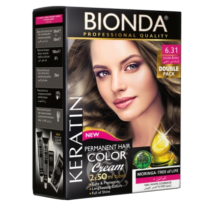 BIONDA Hair Color Double Pack - 6.31 Златен кестен