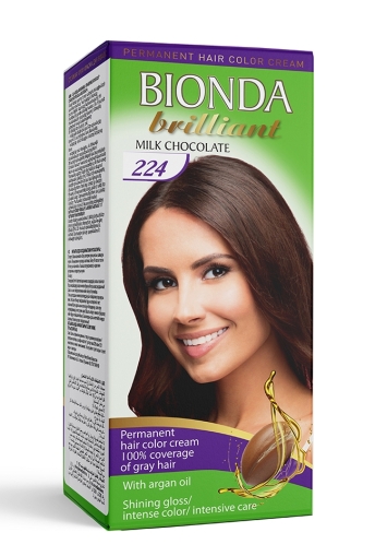 BIONDA BRILLIANT Боя за коса- 224 Млечен шоколад