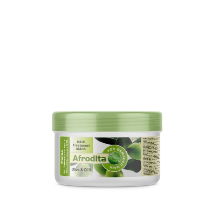 Afrodita Маска за коса - за повредена коса- Olive oil & Q10