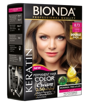 BIONDA Hair Color Double Pack - 8.73 Карамел