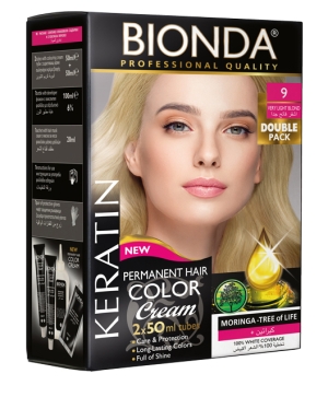 BIONDA Hair Color Double Pack - 9 Много светло рус