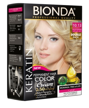 BIONDA Hair Color Double Pack - 10.13 Много светло златно рус