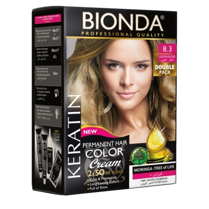 BIONDA Hair Color Double Pack - 8.3 Златисто рус