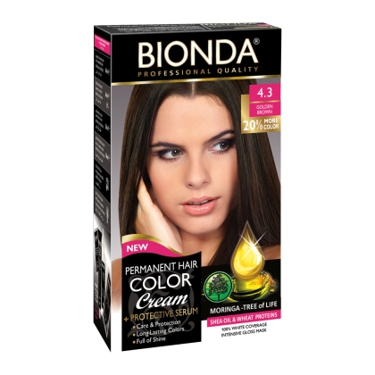 Bionda Боя за коса - 4.3 Златисто кафяв