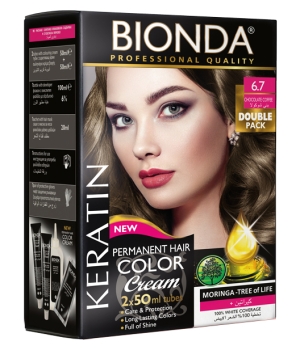 BIONDA Hair Color Double Pack - 6.7 Шоколадово кафе
